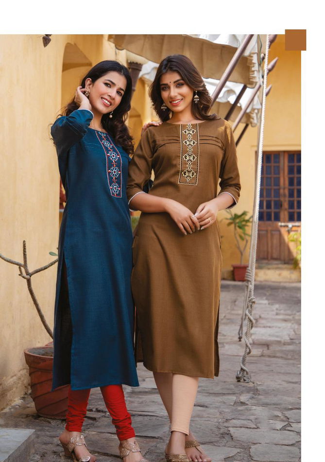 Wanna Mayra Latest Designer Casual Wear Rayon Fancy Kurti Collection